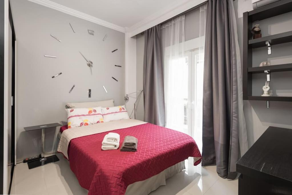 Modern Office Apartment.Wifi,2A/C,Luxury Fur/Tures Thessaloníki Eksteriør billede