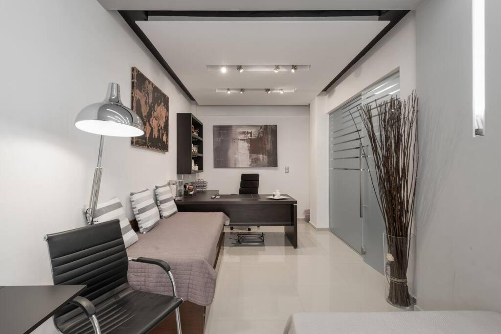 Modern Office Apartment.Wifi,2A/C,Luxury Fur/Tures Thessaloníki Eksteriør billede